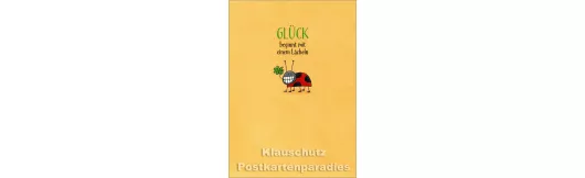 Glück Lächeln - SkoKo Postkarte