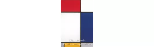 Piet Mondrian - Large Composition | Doppelkarte Kunst