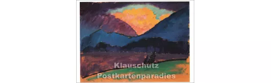 Jawlensky - Sommerabend | Kunst Postkarte