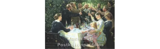 Kroyer - Hip Hip Hurrah | Kunst Postkarte