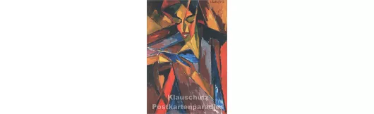 Schmidt-Rottluff - Lesende | Kunstkarte